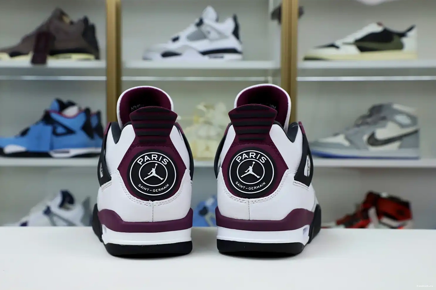 SAINT-GERMAIN JORDAN AIR PARIS Kimikick RETRO 4 'BORDEAUX' JORDAN AIR X 0531